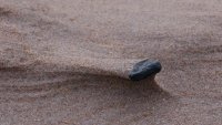 Wind-eroded sand at the Machrie